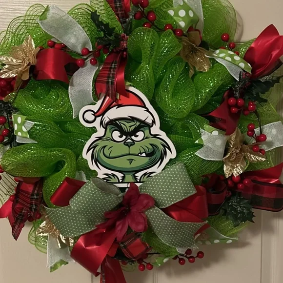 Grinch wreath