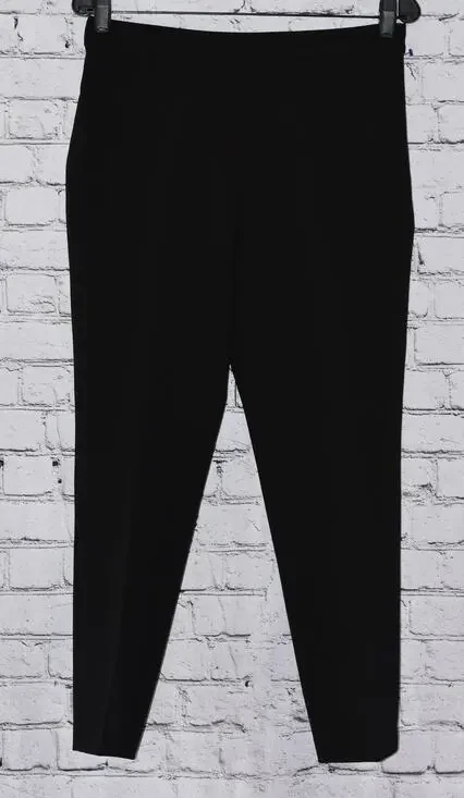 KATE SPADE Black Tapered Leg Form Fitting Dress Pants Trousers Size 6 NWOT