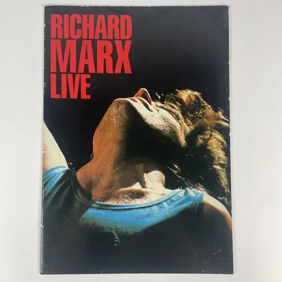 Richard Marx Live 1988 Don’t Mean Nothing Tour Book Should’ve Known Better