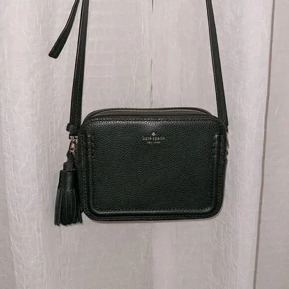 kate spade Orchard Street Winter Green Genuine Leather Small Crossbody Bag