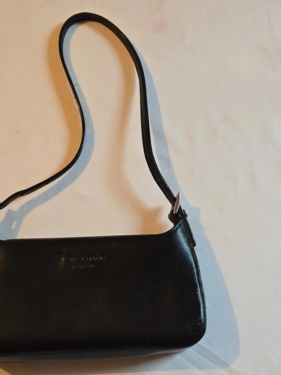 kate spade Black Leather Shoulder Bag