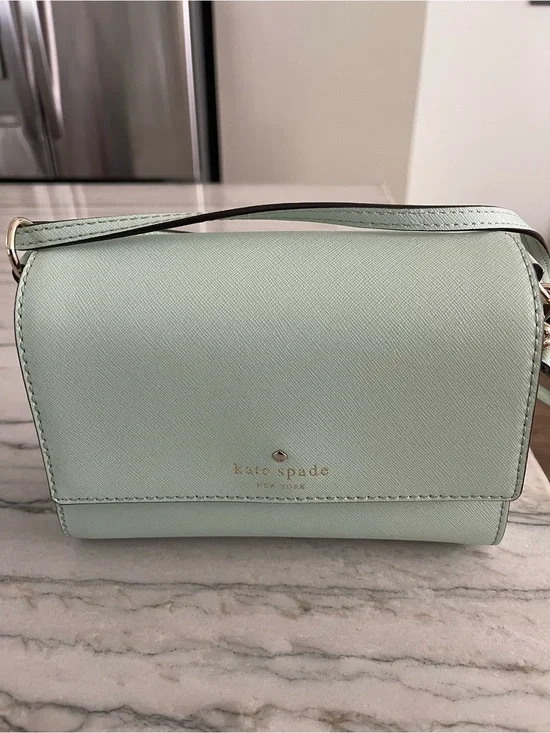 kate spade Mint Green Leather crossbody Bag