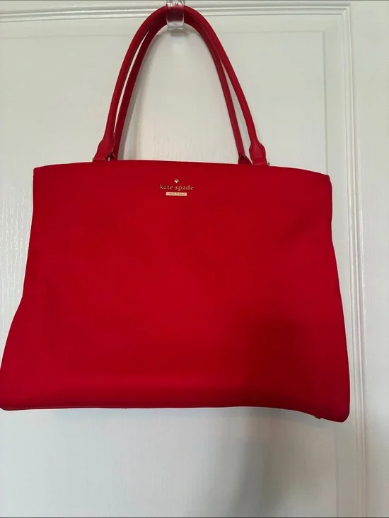 Kate Spade Garnet Red Phoebe Double-Handle Tote