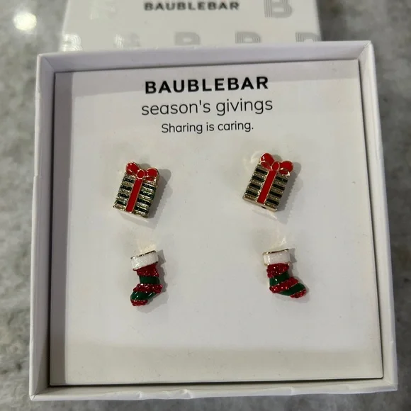 BaubleBar Holiday Earrings Set