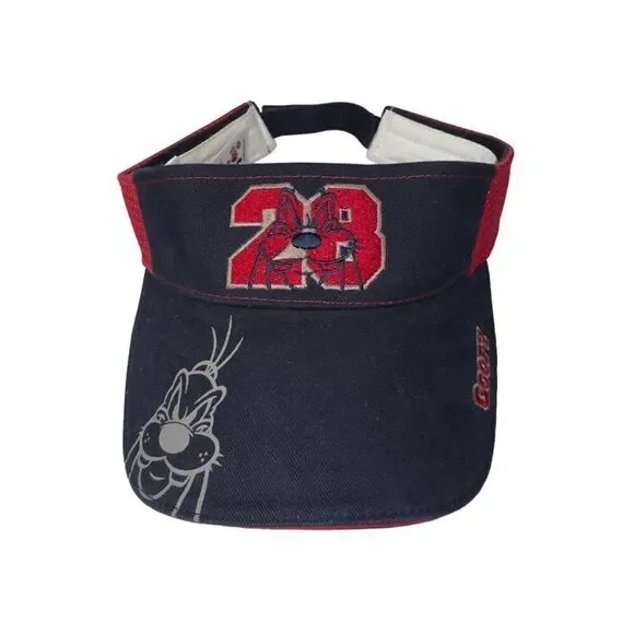Walt Disney World‎ Vintage Goofy Visor Navy / Red Unisex Youth