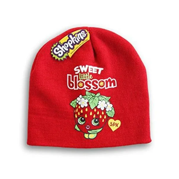 ABG Accessories Shopkins Sweet Little Blossom Red Beanie Cap