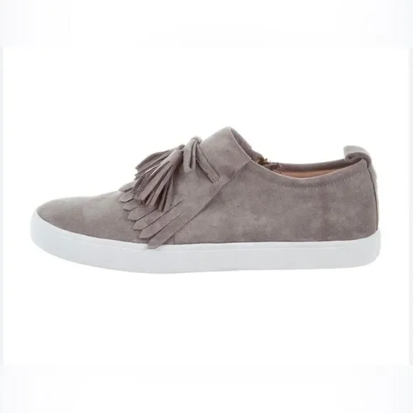 KATE SPADE ♠️ Tan Suede Tassel Sneakers! Size 6; LIKE NEW!