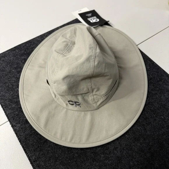 Outdoor Research Sunbriolet Sun Hat Khaki Size M UPF Hiking Camping OR