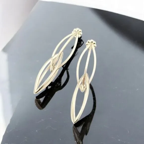 NEW Sterling Silver 3D Earrings by Megu's Attic