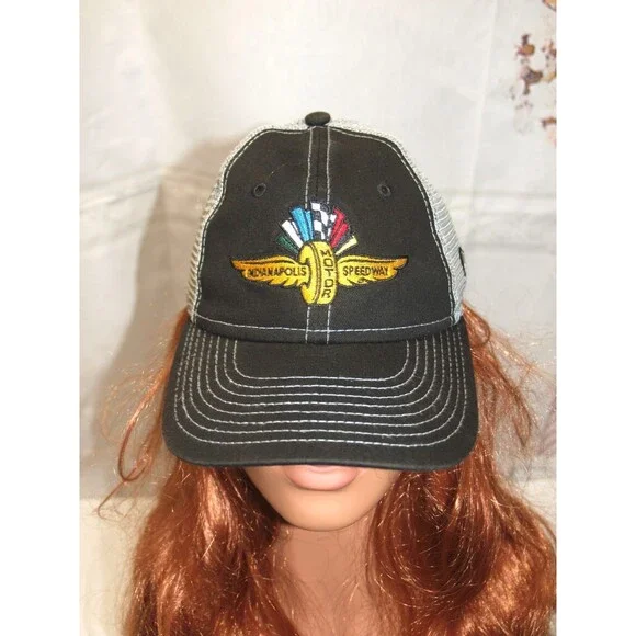 Indianapolis Motor Speedway Adjustable Youth Hat 1 Size Mesh Rear New Era Unisex