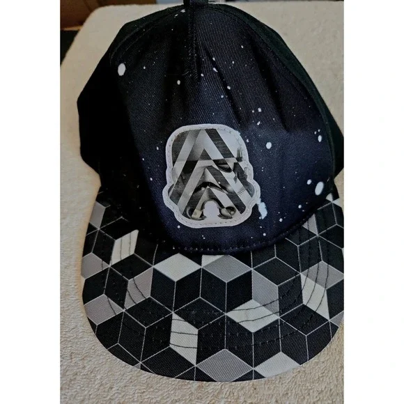 Star Wars Baseball Hat Cap Storm Trooper Black Color (Youth Size) OSFM