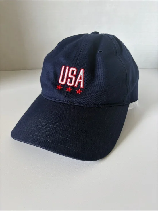 Under Armour Navy Kids USA Cap with Red Embroidery