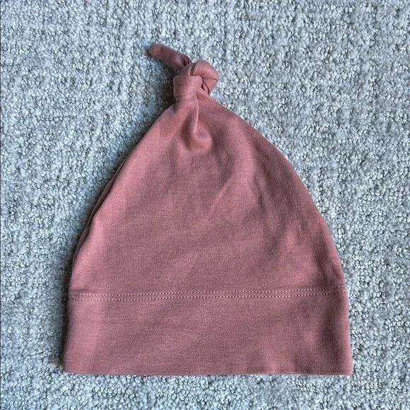 Colored Organics Soft Pink Knotted Hat