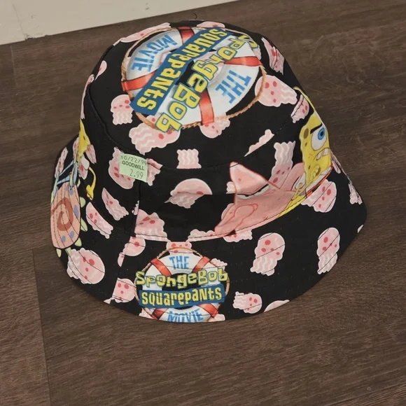 SpongeBob SquarePants Movie  Black Bucket Hat