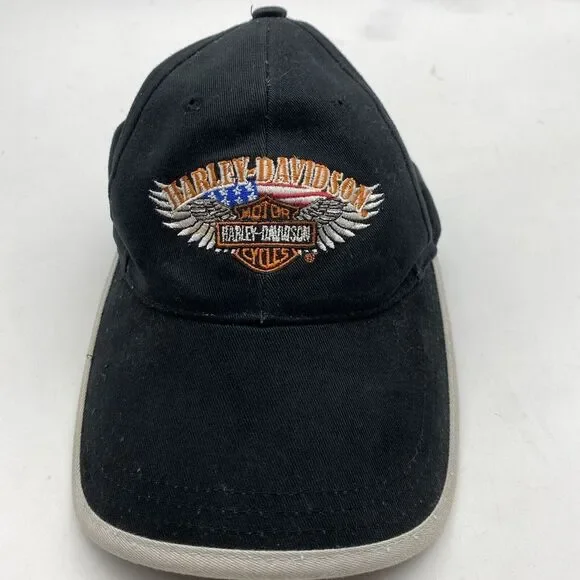 Vintage Harley-Davidson Youth Baseball‎ Cap Black American Legend Motorcycle