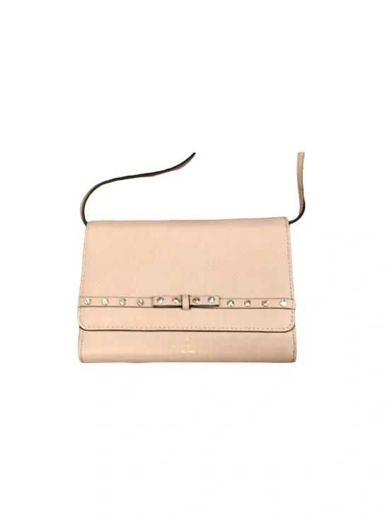 Kate Spade Pink Laurel Way Small Jet Set Leather Crossbody