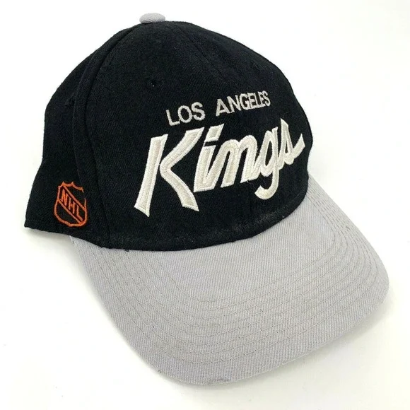 Vintage Los‎ Angeles Kings Script Sports Specialties Hat sz 6 7/8 nwa wool NHL
