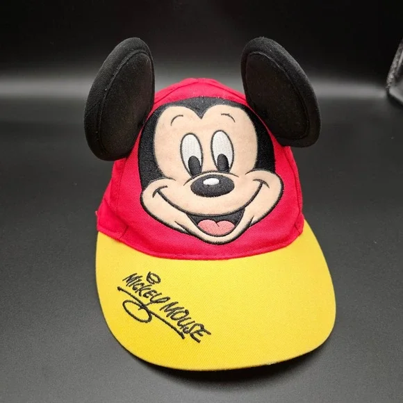Kids Toddler Disney Walt Disney World Mickey Mouse‎ Red Yellow Baseball Cap