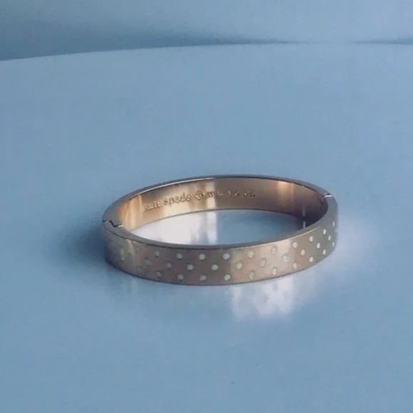 Kate Spade New York gold Gold Polka Dot Bangle bracelet