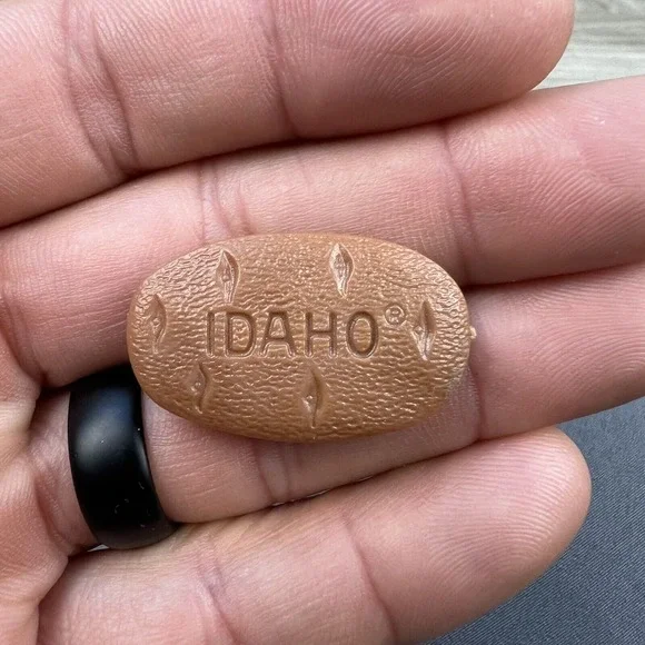 Idaho Potato Vintage Lapel Hat Jacket Vest Souvenir Pin‎