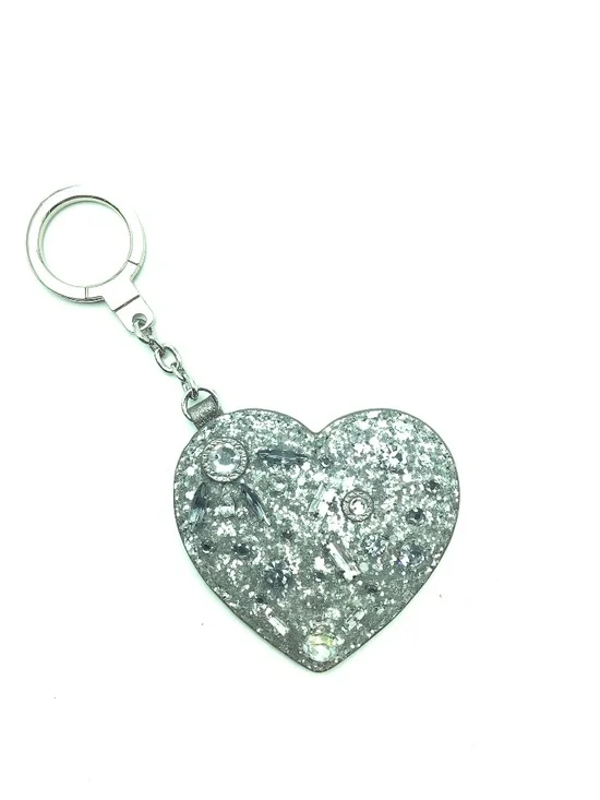 Kate Spade Embellished Heart Bag Keychain