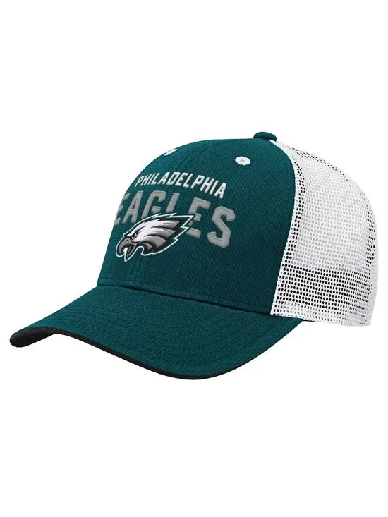 NWT Kids Philadelphia Eagles Trucker Adjustable Hat, MSRP $24