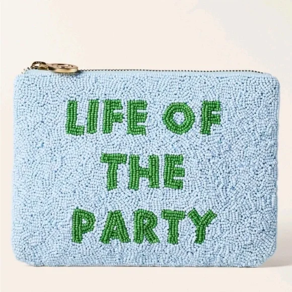 “Life of the Party” Beaded Clutch Blue/Green - Kate Spade New York x Target