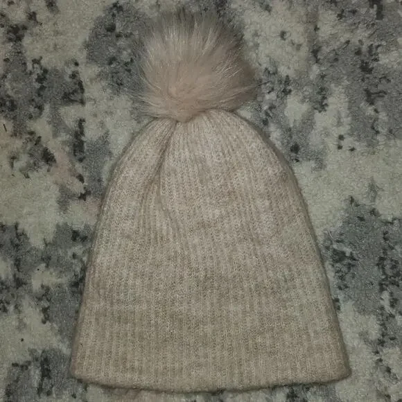 Tan Knit n Cozy Beenie Hat || S/M