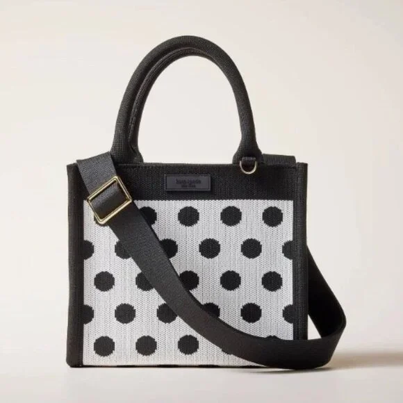 NWT Limited Edition kate spade new york Polka Dot Knit Crossbody Bag