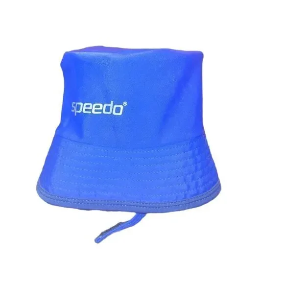 SPEEDO Toddler Boys UV Bucket Hat Blue Summer Sun Hat S/M