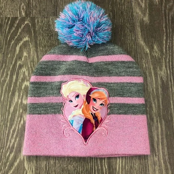 Disney Princess Frozen Winter Beanie Hat‎ Elsa Anna