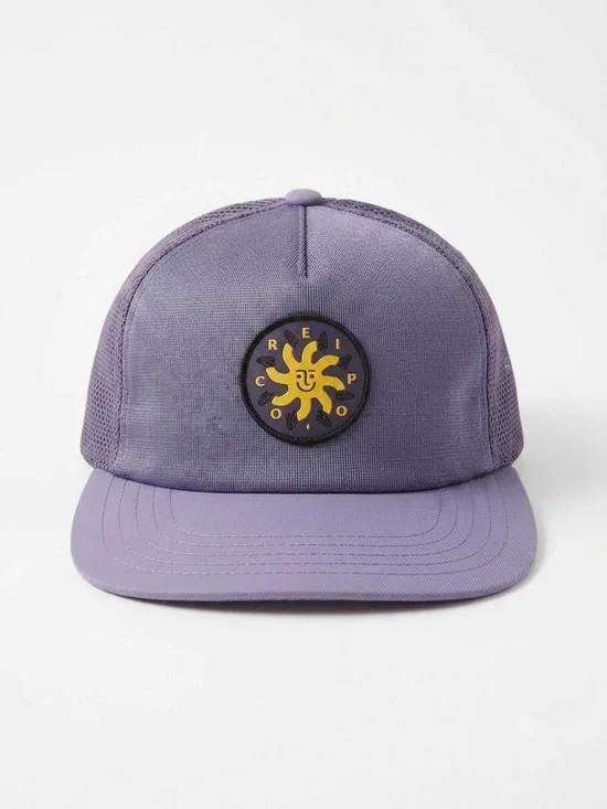 REI Co-op Purple Mesh Performance Hat Adjustable Outdoor Hiking Running Cap