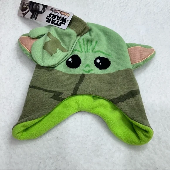 Toddler Yoda Hat/Mitten Set