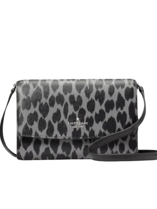 Kate Spade ♠️ Perry Leopard/ Cheetah Animal Print Leather Crossbody NWT