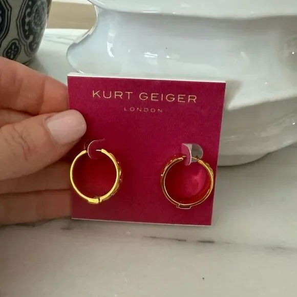 NWT Kurt Geiger hoops