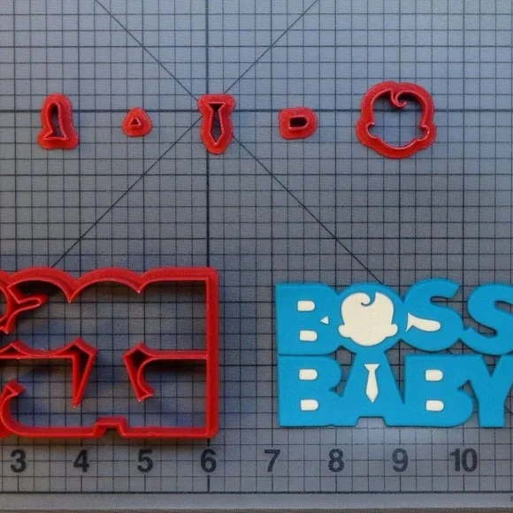Boss Baby Logo Cookie/Fondant Cutter 4”