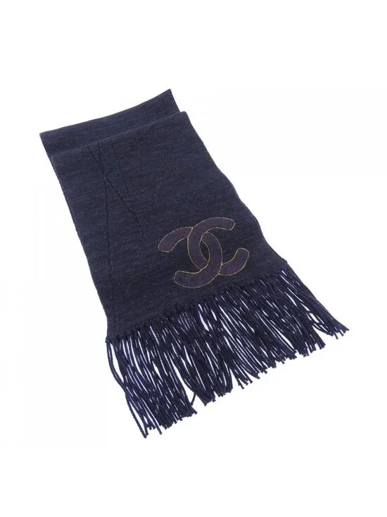 Chanel Scarf Black