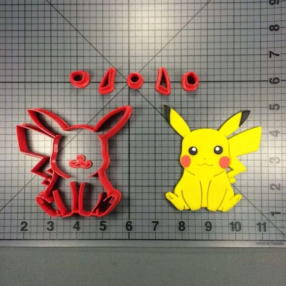Pokémon Pikachu Cookie/Fondant Cutter 3”