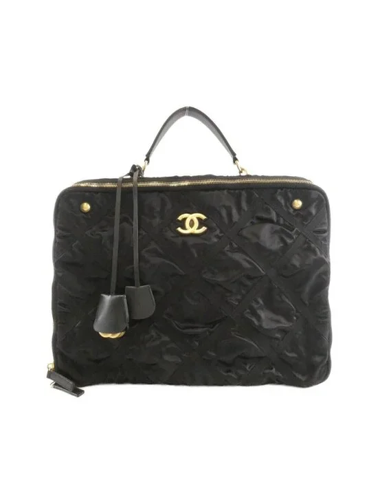 Chanel Boston Bag Travel Bags Black