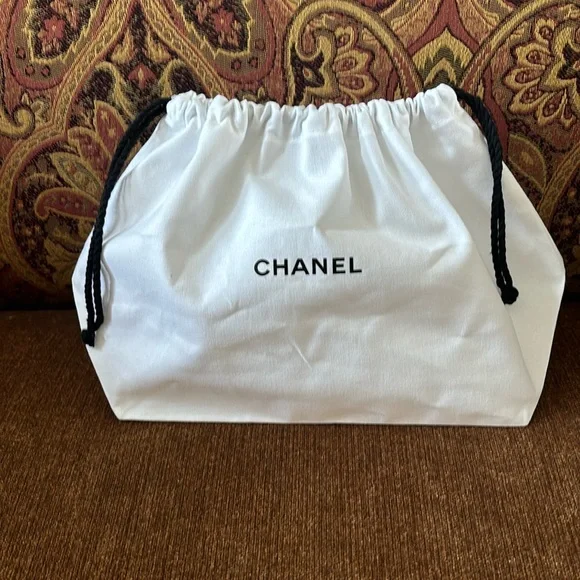 CHANEL Drawstring Pouch for Makeup, Handbag, or Accessories - Authentic