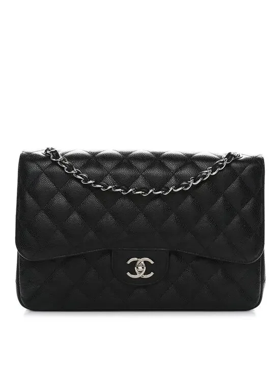 Chanel Caviar Quilted Jumbo Double Flap #295693C90B
