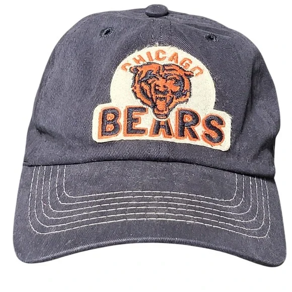 47 Brand Chicago Bears‎ Kids Hat Navy Blue NFL Baseball Cap Adjustable Strapback
