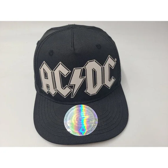 Kids 2-4 Years AC/DC H&M Snapback‎ Hat Cap Polyester Rock Band Music Boys Black
