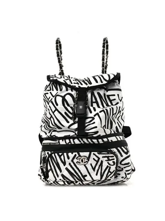 Chanel Nylon Printed Quilted Coco Neige #295644C17B