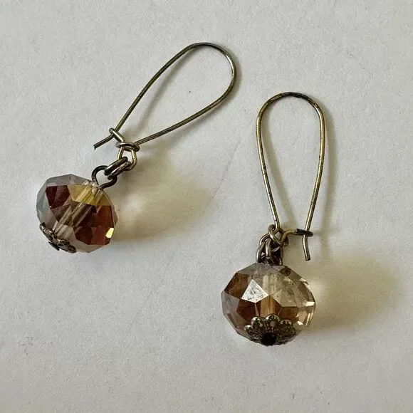 Crystal drop earrings