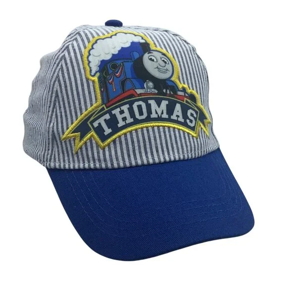 Thomas the Tank Engine Friends Boys Striped Baseball Cap Embroidered‎ NEW Kid
