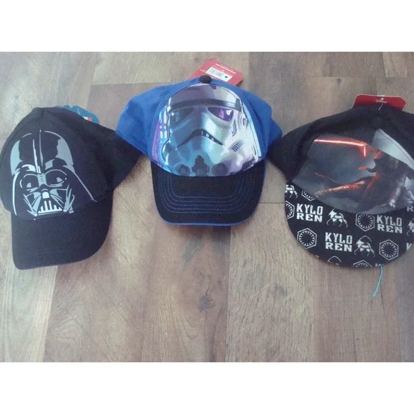 3HAT LOT STAR WARS‎ KIDS YOUTH     BUNDLE CAP HAT 90S VINTAGE 00S Y2K M1