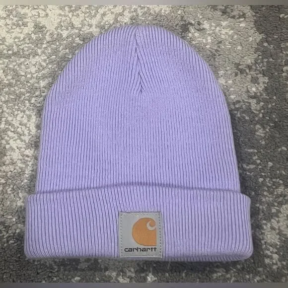 Carhartt Rib Knit Cuffed Beanie Purple Infant/Toddler