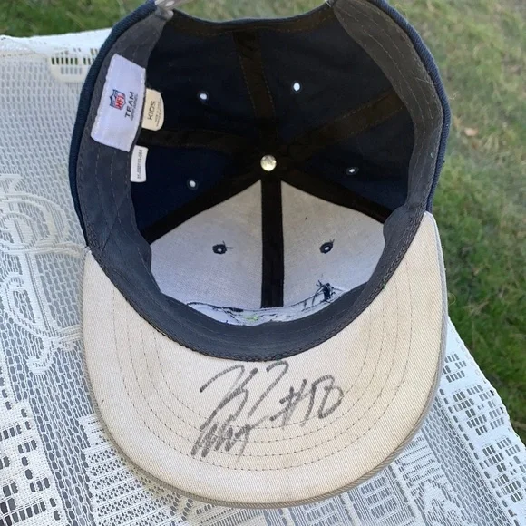 K J Wright -  Autographed Kids Cap Seattle Seahawks Kids Cap Pre owned