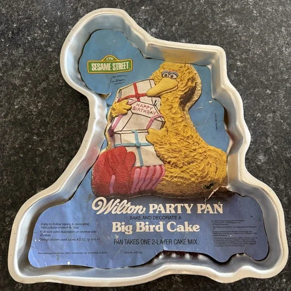 WILTON Sesame Street Big Bird Cake Baking Pan Mold - Vintage Retro 1978